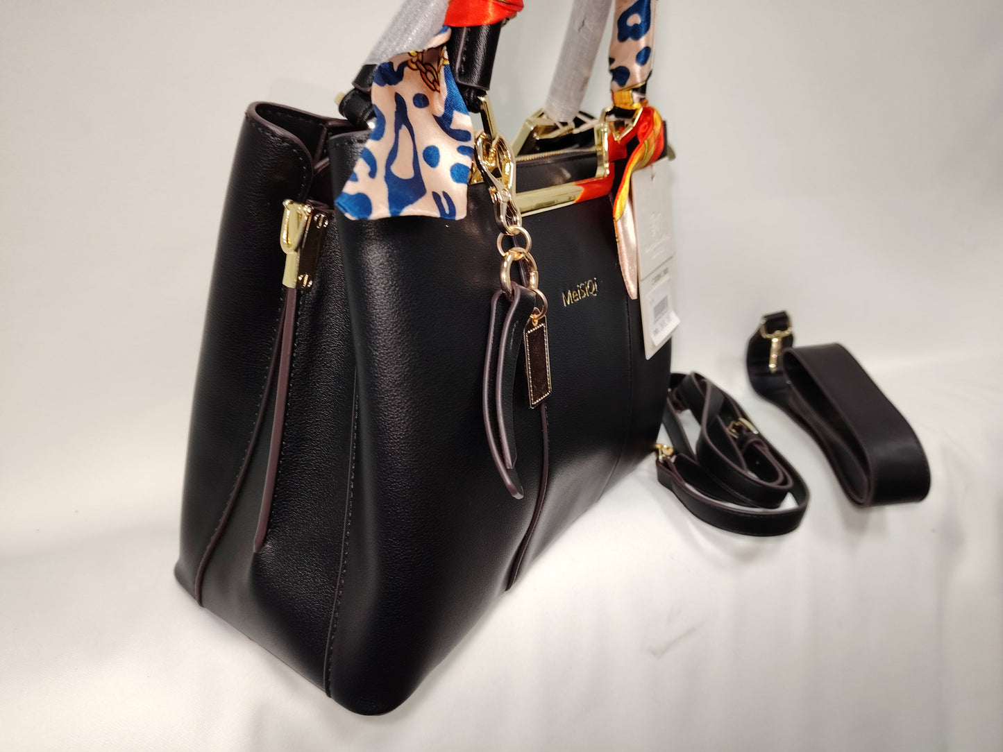 halols Ladies soft leather bag, middle-aged women's bag, versatile shoulder bag
