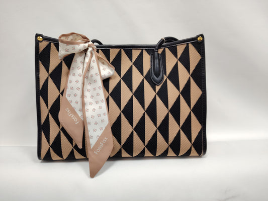 halols Women's shoulder bag, triangle pattern